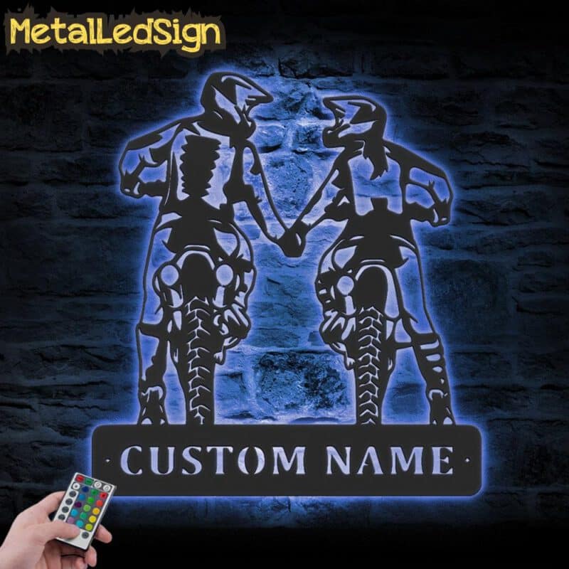 Custom-Motocross-Biker-Couple-Holding-Hand-Metal-Wall-Art-LED-Light-3-1.jpg