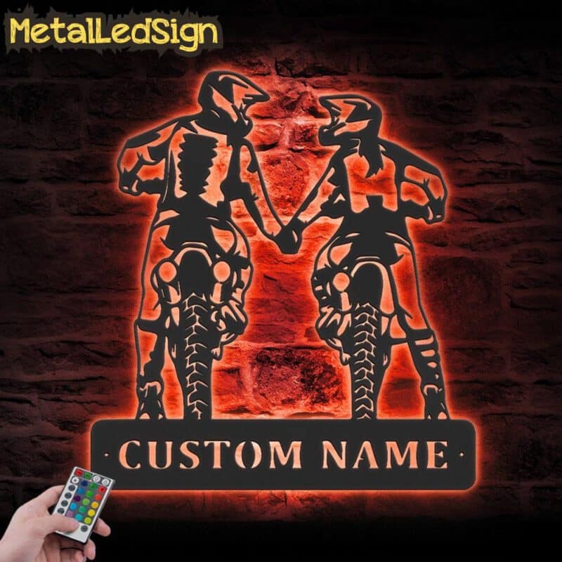 Custom-Motocross-Biker-Couple-Holding-Hand-Metal-Wall-Art-LED-Light-5-1.jpg