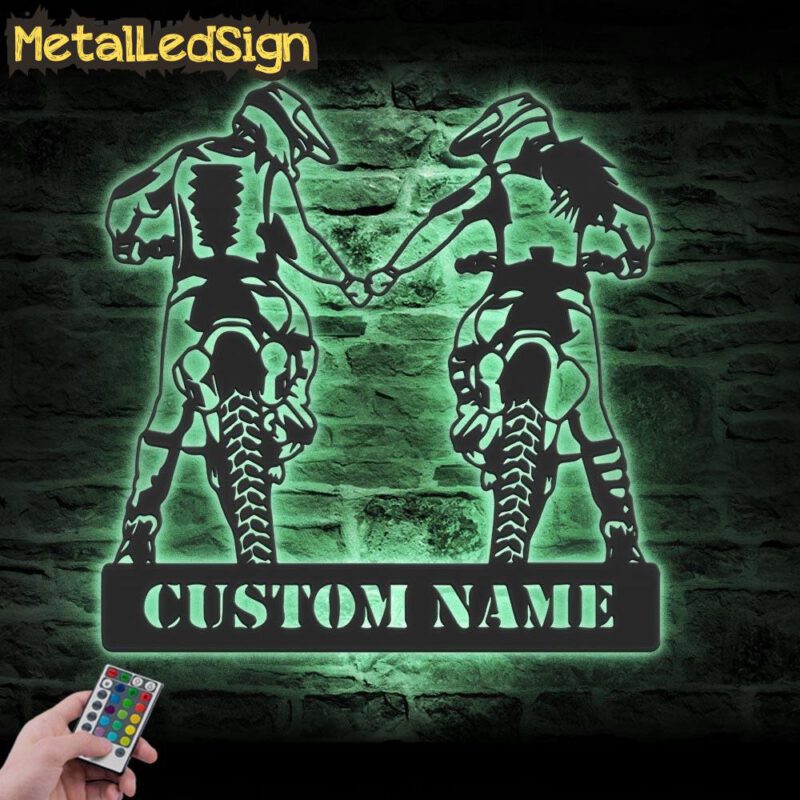 Custom-Motocross-Biker-Couple-Holding-Hand-Metal-Wall-Art-LED-Light-7.jpg