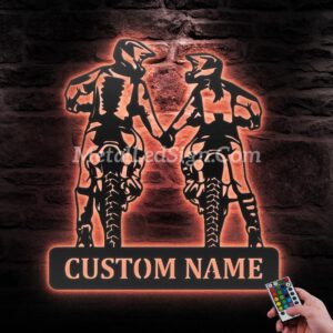 Custom-Motocross-Biker-Couple-Holding-Hand-Metal-Wall-Art-Led-Light-6