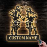 Custom-Motocross-Biker-Couple-Holding-Hand-Metal-Wall-Art-Led-Light-Images-2