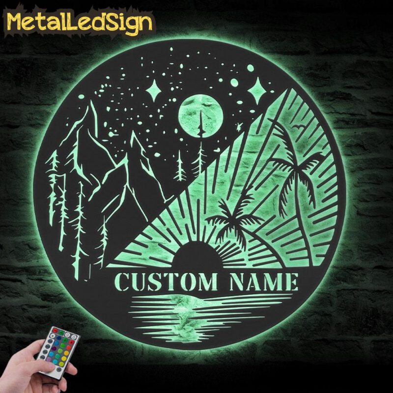 Custom-Mountain-Beach-Camping-Metal-Wall-Art-LED-Light-7.jpg