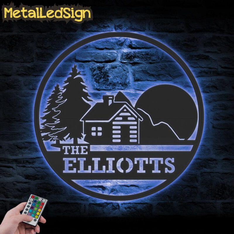 Custom-Mountain-Forest-Cabin-Metal-Wall-Art-LED-Light-3.jpg