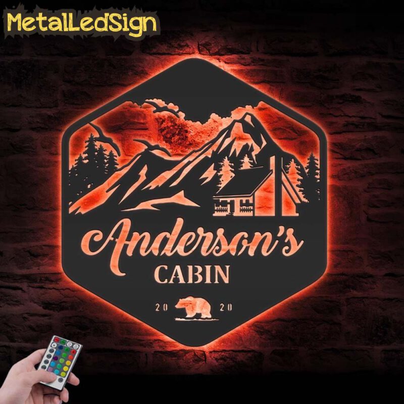 Custom-Mountain-Forest-Cabin-Metal-Wall-Art-LED-Light-5-1.jpg