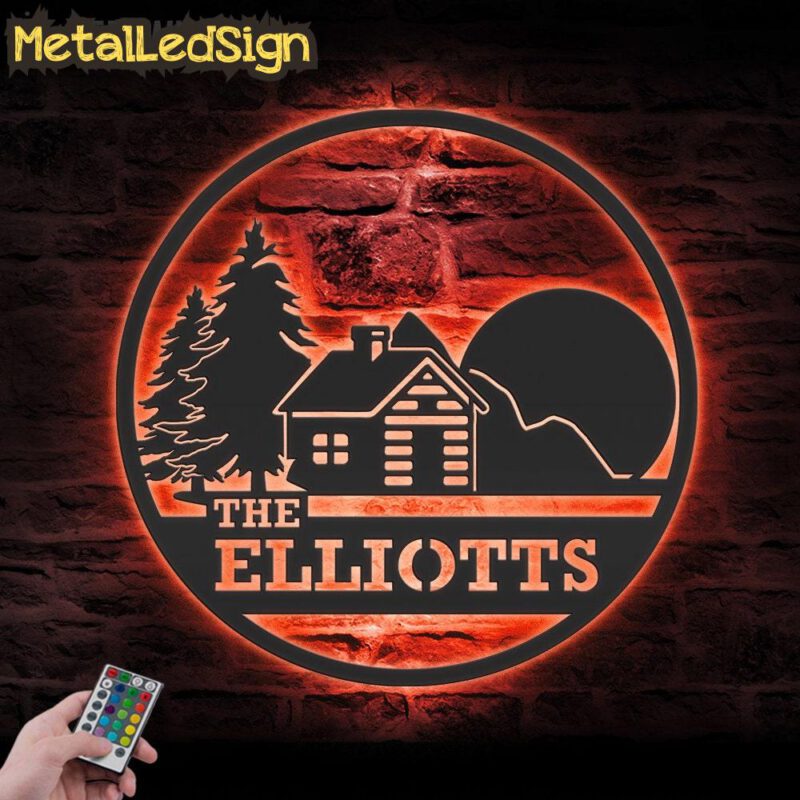 Custom-Mountain-Forest-Cabin-Metal-Wall-Art-LED-Light-5.jpg