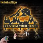 Custom-Mountain-Forest-Sunset-Key-Holder-Metal-Wall-Art-LED-Light-Images