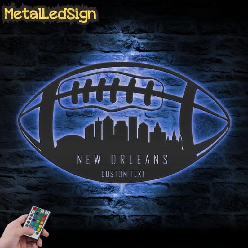 Custom-New-Orleans-Skyline-American-Football-Metal-Wall-Art-LED-Light-3.jpg