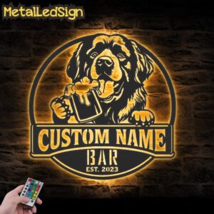 Custom-Newfoundland-Dog-Thirsty-Beer-Pub-Metal-Wall-Art-LED-Light-Images.jpg