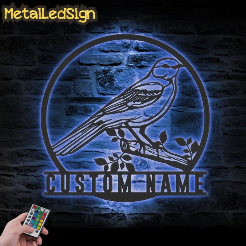 Custom-Northern-Mockingbird-Metal-Wall-Art-LED-Light-3.jpg