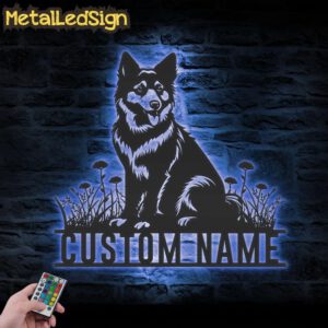 Custom-Norwegian-Lundehund-Metal-Wall-Art-LED-Light-3.jpg