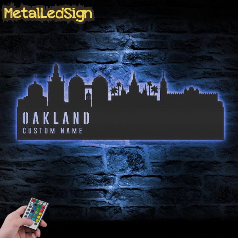 Custom-Oakland-Skyline-Metal-Wall-Art-LED-Light-3.jpg