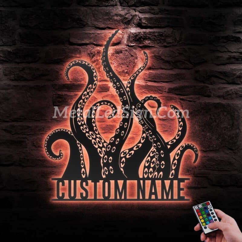 Custom-Octopus-Tentacles-Metal-Wall-Art-Led-Light-5-3