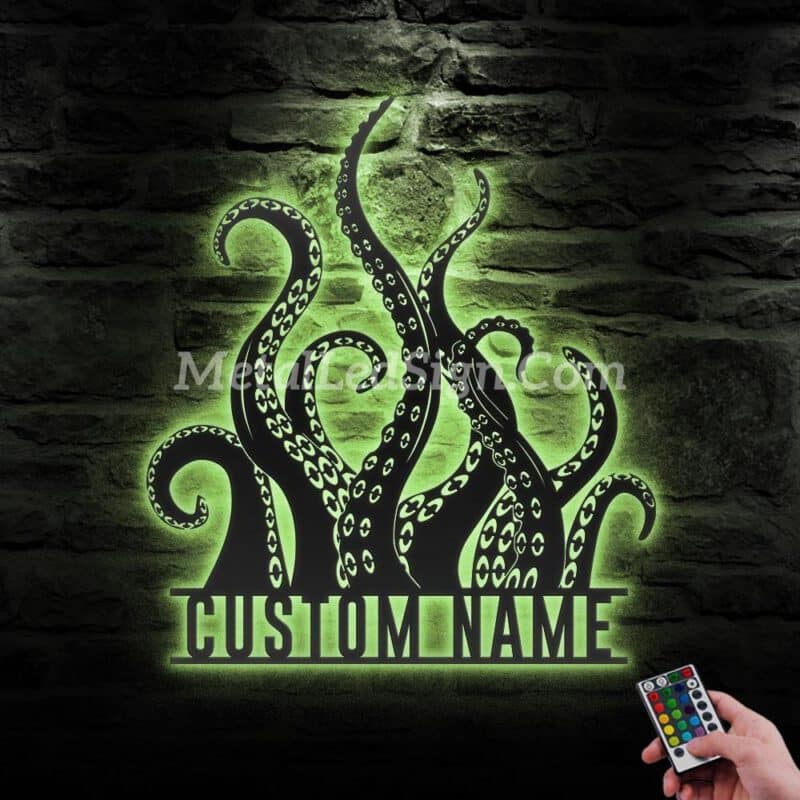 Custom-Octopus-Tentacles-Metal-Wall-Art-Led-Light-6