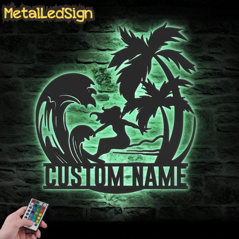 Custom-Palm-Tree-Wave-Girl-Surfing-Metal-Wall-Art-LED-Light-7.jpg