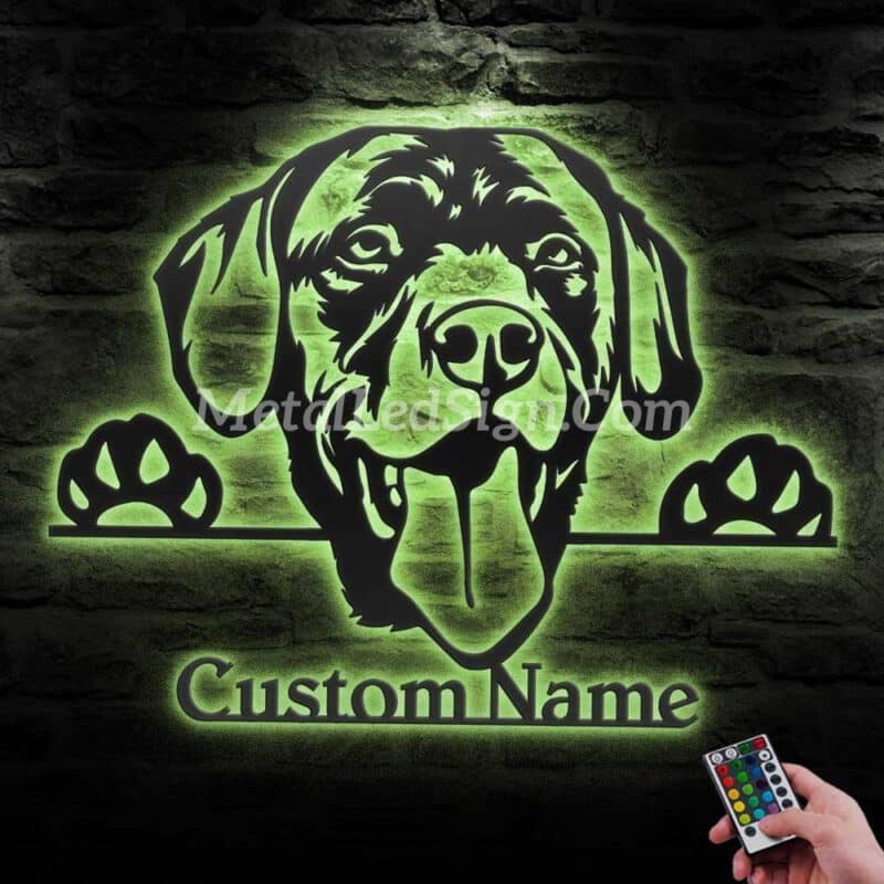 Custom-Peeking-Labrador-Retriever-Metal-Wall-Art-Led-Light-5