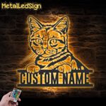 Custom-Peeking-Manx-Cat-Metal-Wall-Art-LED-Light-Images