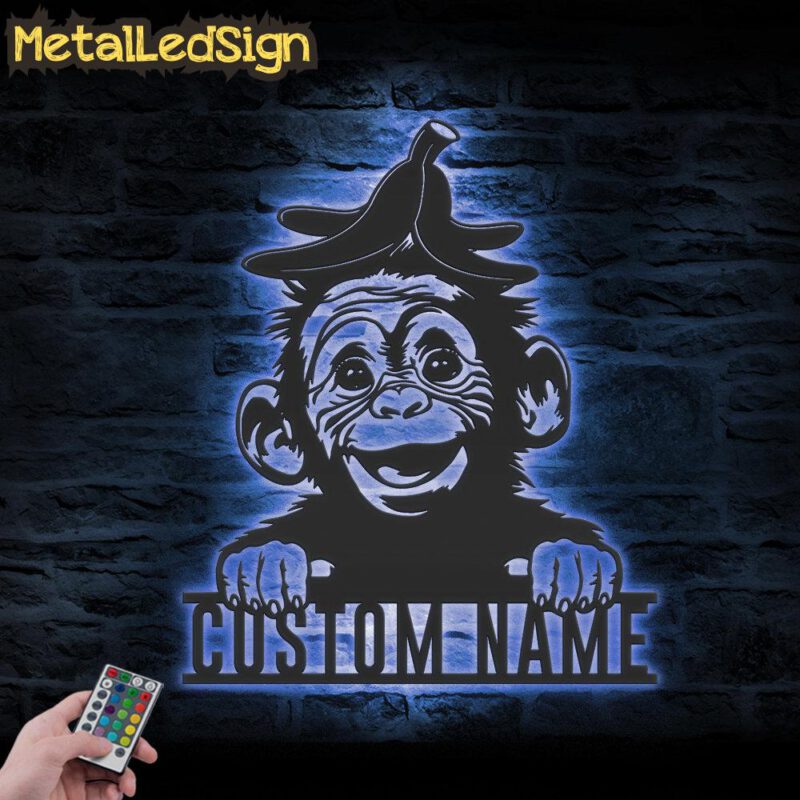 Custom-Peeking-Monkey-Metal-Wall-Art-LED-Light-3.jpg