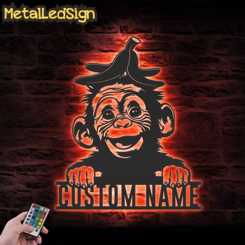 Custom-Peeking-Monkey-Metal-Wall-Art-LED-Light-5.jpg