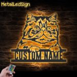 Custom-Peeking-Persian-Cat-Metal-Wall-Art-LED-Light-Images