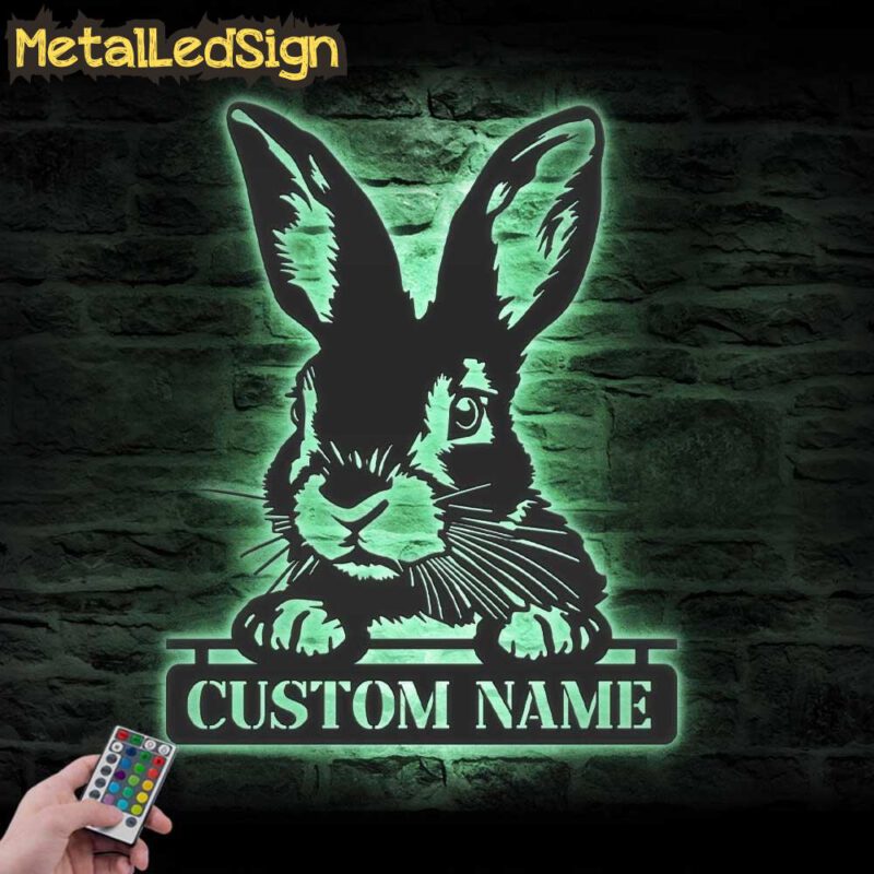 Custom-Peeking-Rabbit-Farmhouse-Metal-Wall-Art-LED-Light-5.jpg