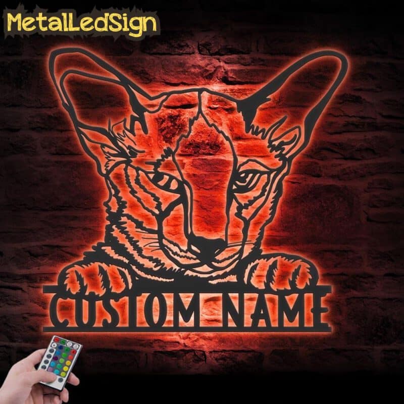 Custom-Peeking-Siamese-Cat-Metal-Wall-Art-LED-Light-5-1