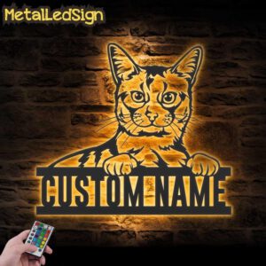 Custom-Peeking-Somali-Cat-Metal-Wall-Art-LED-Light-Images