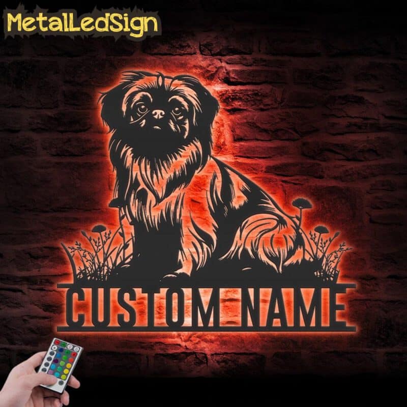 Custom-Pekingese-Metal-Wall-Art-LED-Light-5.jpg