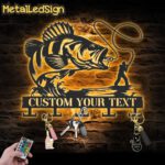 Custom-Perch-Fishing-Key-Holder-Metal-Wall-Art-LED-Light-Images