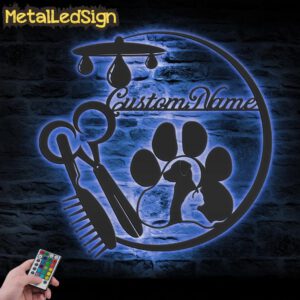 Custom-Pet-Grooming-Hair-Salon-Metal-Wall-Art-LED-Light-3.jpg