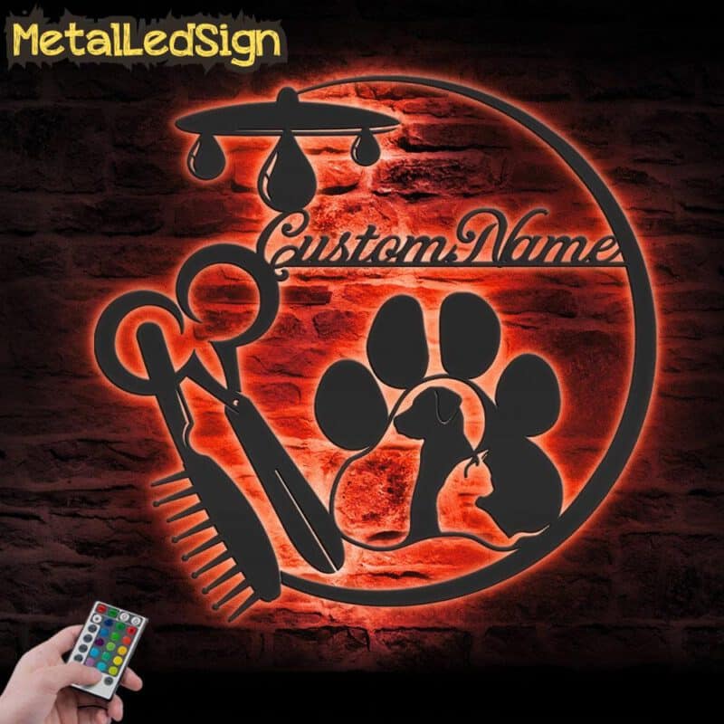 Custom-Pet-Grooming-Hair-Salon-Metal-Wall-Art-LED-Light-5.jpg