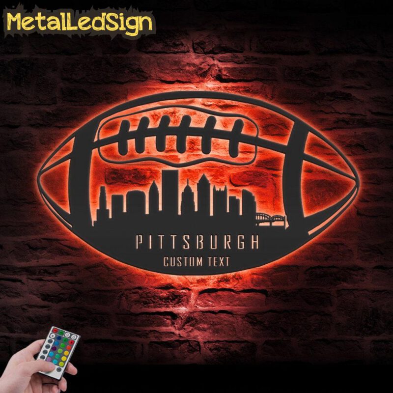 Custom-Pittsburgh-Skyline-American-Football-Metal-Wall-Art-LED-Light-5.jpg