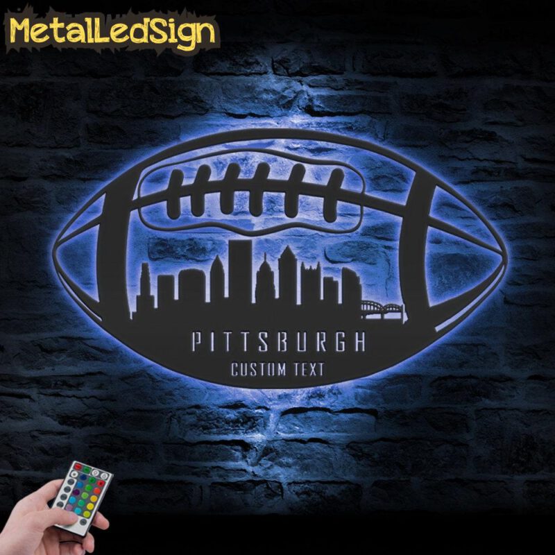 Custom-Pittsburgh-Skyline-American-Football-Metal-Wall-Art-LED-Light-7.jpg