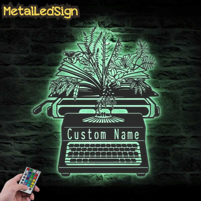 Custom-Plant-Book-Writer-Metal-Wall-Art-LED-Light-7.jpg