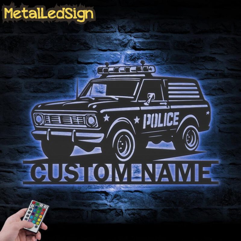 Custom-Police-Car-Driver-Metal-Wall-Art-LED-Light-3.jpg