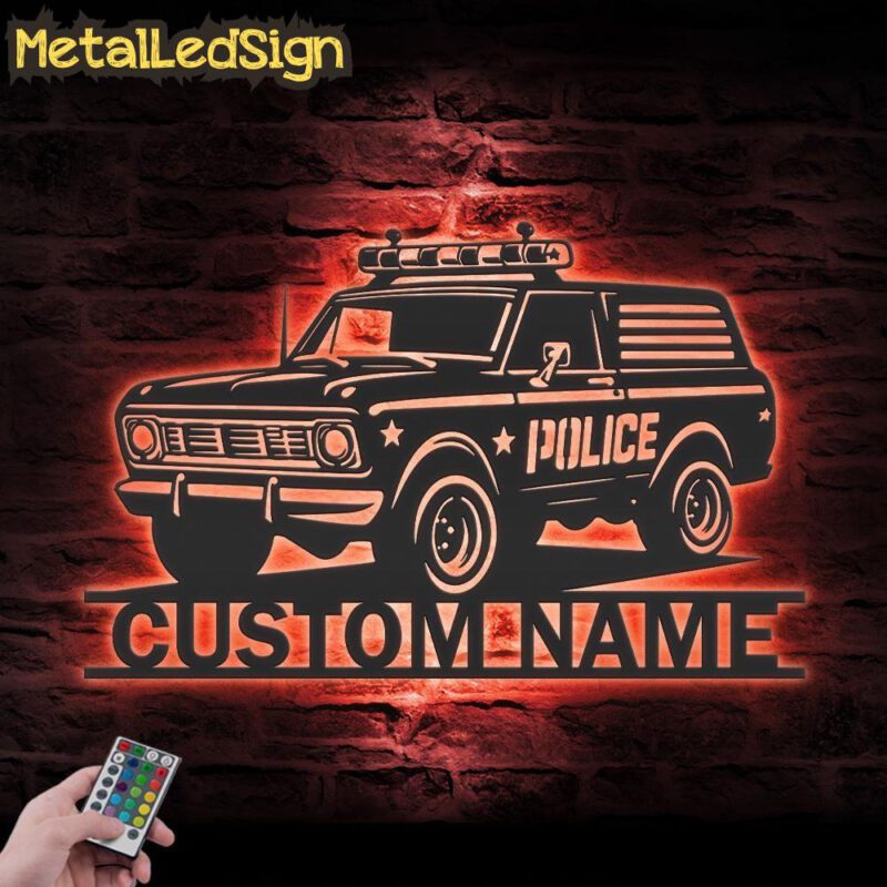 Custom-Police-Car-Driver-Metal-Wall-Art-LED-Light-5.jpg