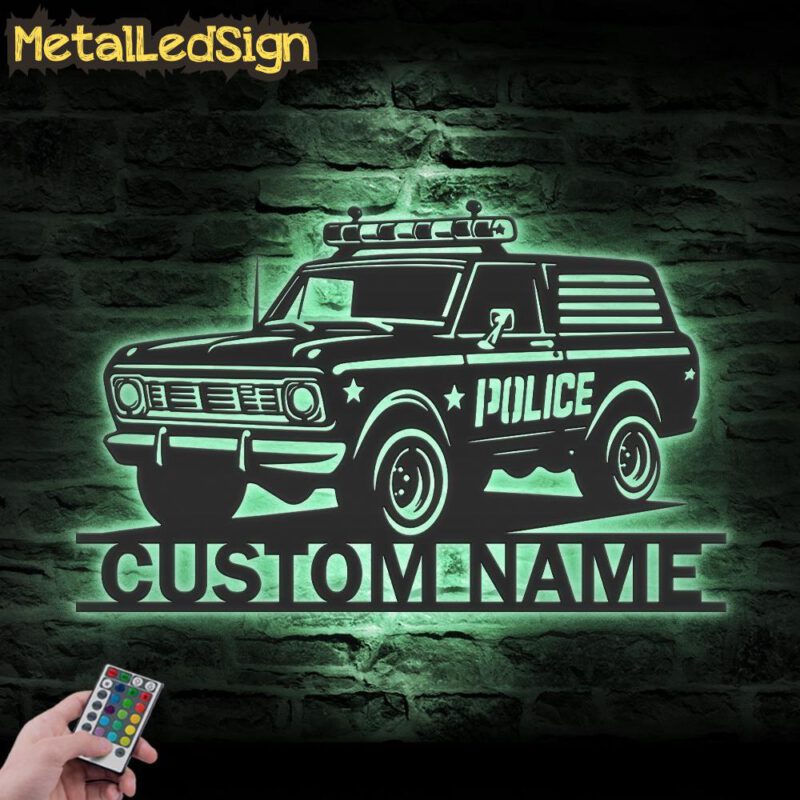 Custom-Police-Car-Driver-Metal-Wall-Art-LED-Light-7.jpg