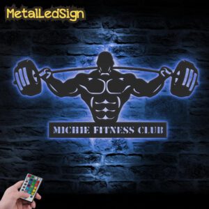 Custom-Powerlifting-Workout-Metal-Wall-Art-Led-Light-1-3