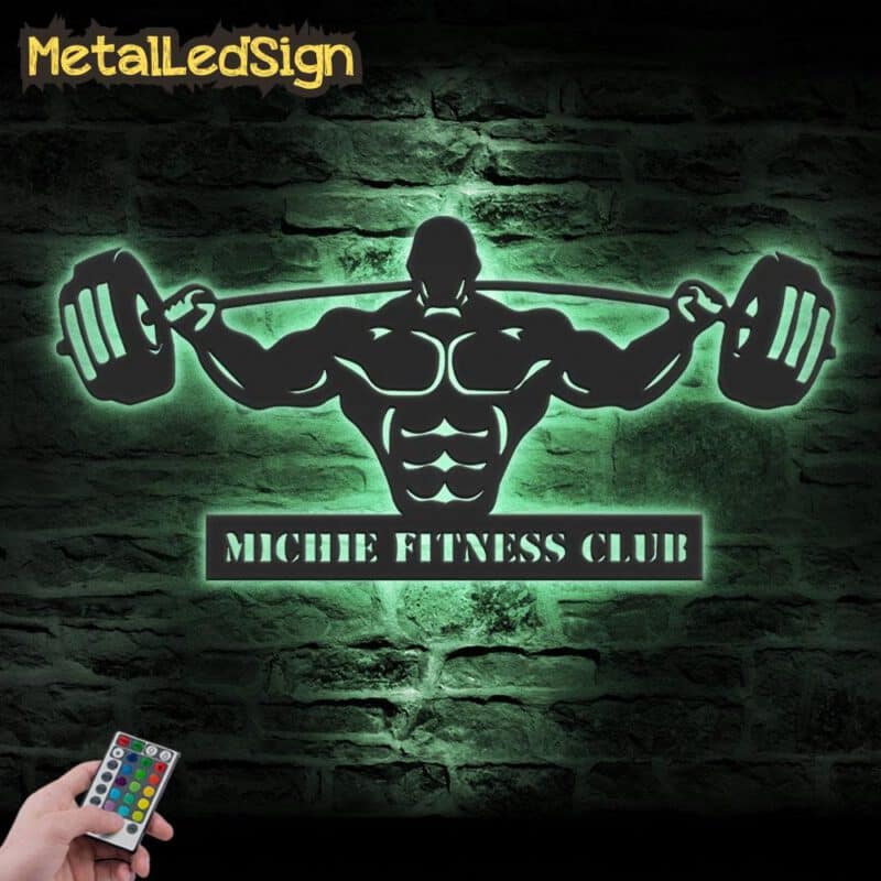 Custom-Powerlifting-Workout-Metal-Wall-Art-Led-Light-1-7