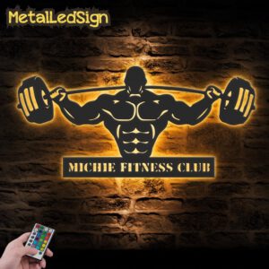 Custom-Powerlifting-Workout-Metal-Wall-Art-Led-Light-1-Images