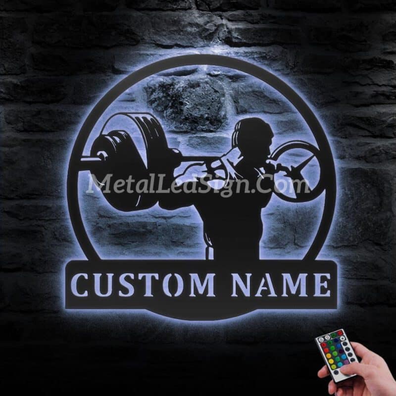 Custom-Powerlifting-Workout-Metal-Wall-Art-Led-Light-3-7