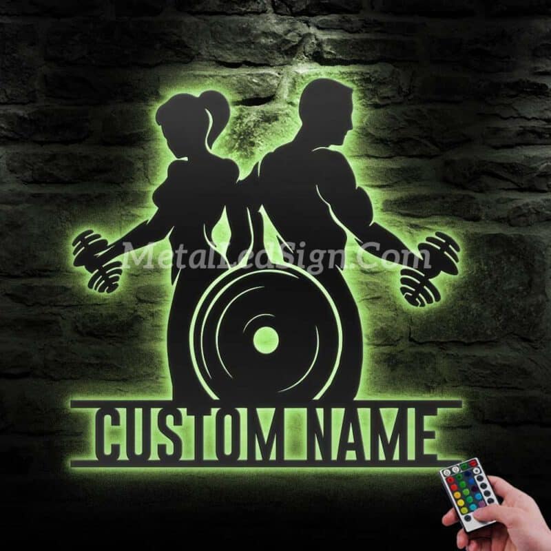 Custom-Powerlifting-Workout-Metal-Wall-Art-Led-Light-6-1