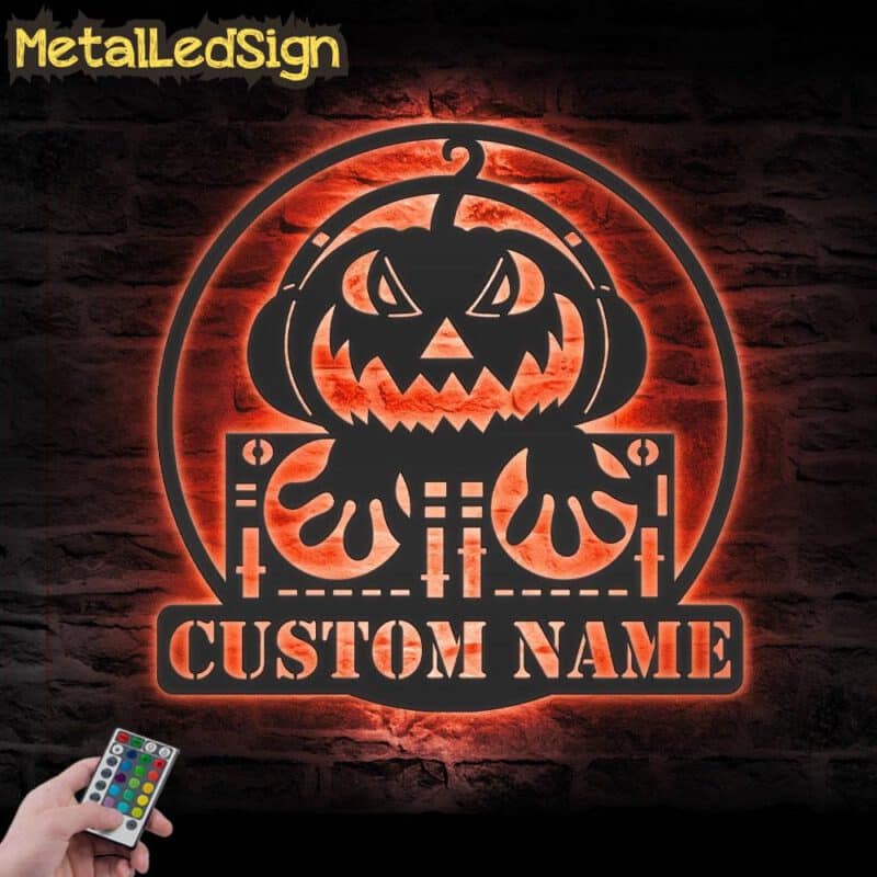 Custom-Pumpkin-DJ-Halloween-Metal-Wall-Art-With-Led-Lights-5.jpg