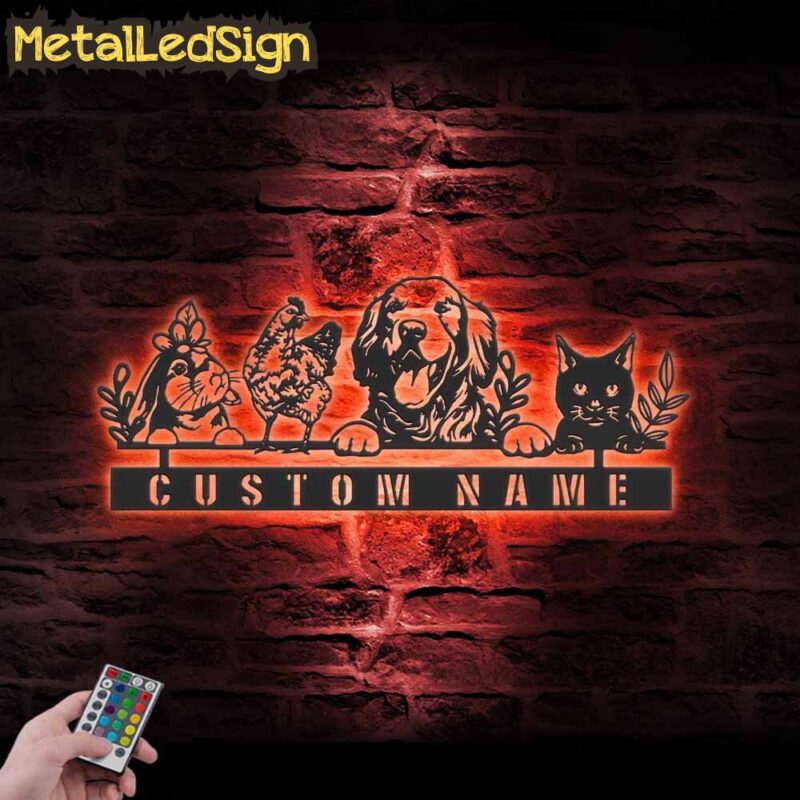 Custom-Rabit-Chicken-Dog-Cat-Farm-Farmhouse-Metal-Wall-Art-LED-Light-5.jpg