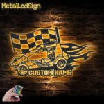 Custom-Racing-Flag-Sprint-Car-Metal-Wall-Art-LED-Lights-Images-3.jpg