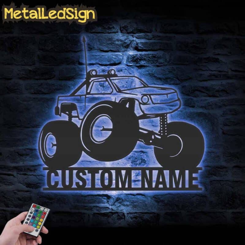 Custom-Radio-Control-Car-Metal-Wall-Art-LED-Light-3-3.jpg