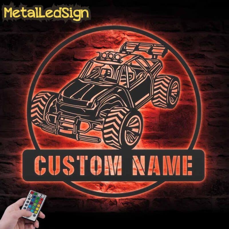 Custom-Radio-Control-Car-Metal-Wall-Art-LED-Light-5-3.jpg