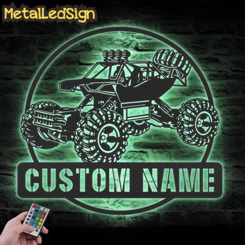 Custom-Radio-Control-Car-Metal-Wall-Art-LED-Light-7.jpg