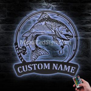 Custom-Rainbow-Trout-Fishing-Metal-Wall-Art-Led-Light-1