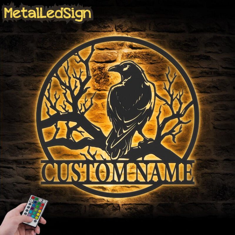 Custom-Raven-Metal-Wall-Art-with-LED-Light-Images-1.jpg