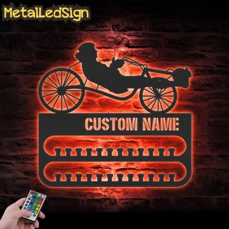 Custom-Recumbent-Bicycle-Medal-Hanger-With-Led-Light-5.jpg